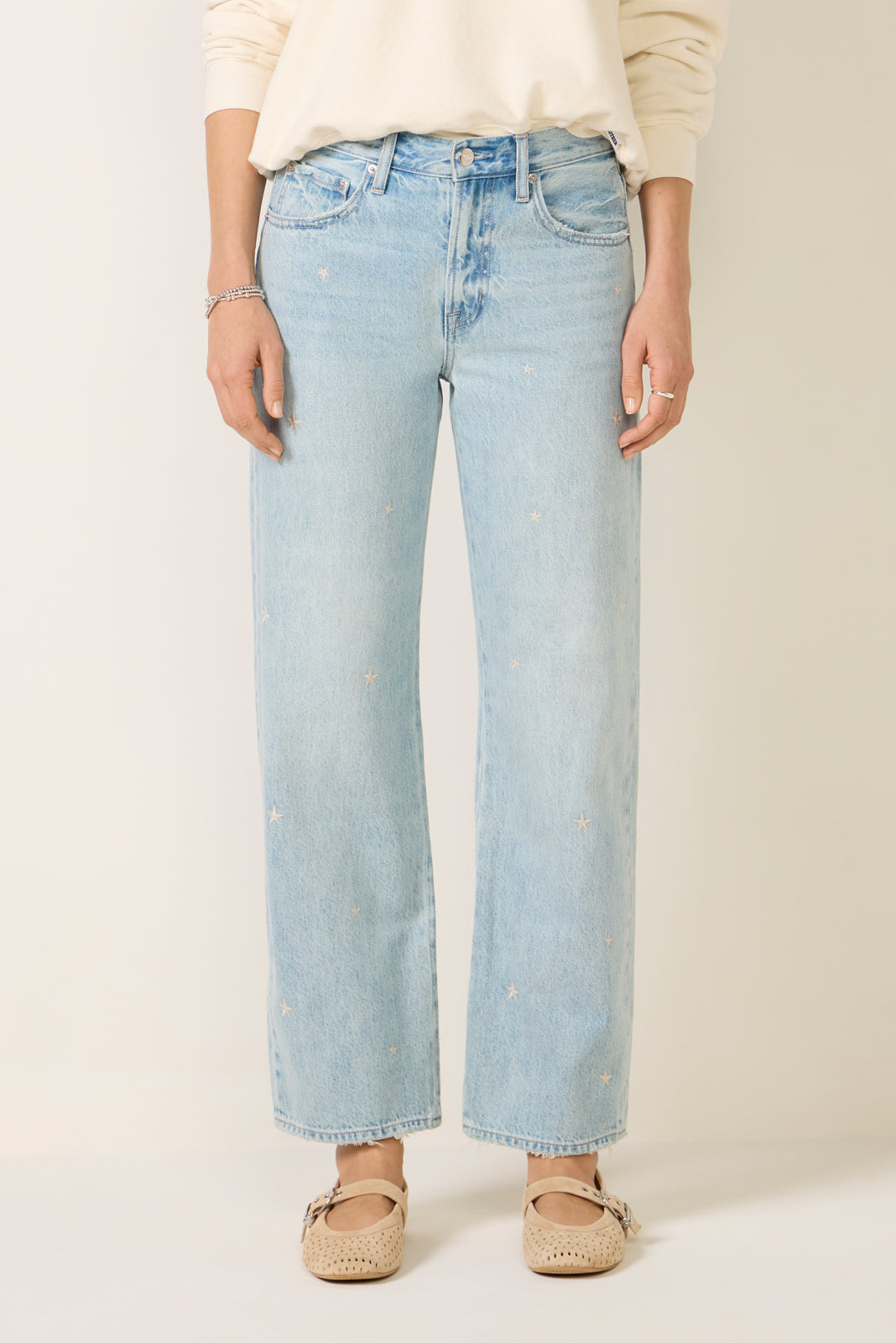 Women's Lexi Bowed Straight Jean