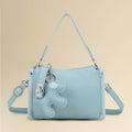 Faux Leather Dog Bag Charm Mini Shoulder Crossbody Bag