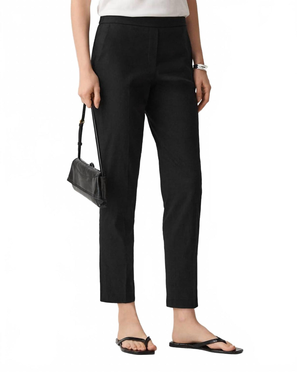 Treeca Pull On Pant In Black