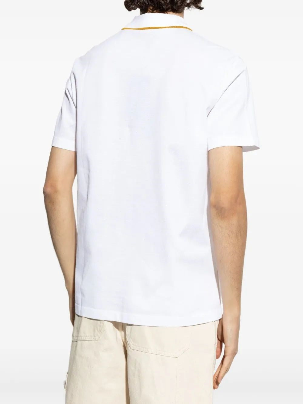 Versace Men Polo Shirt In Cotton Piqué