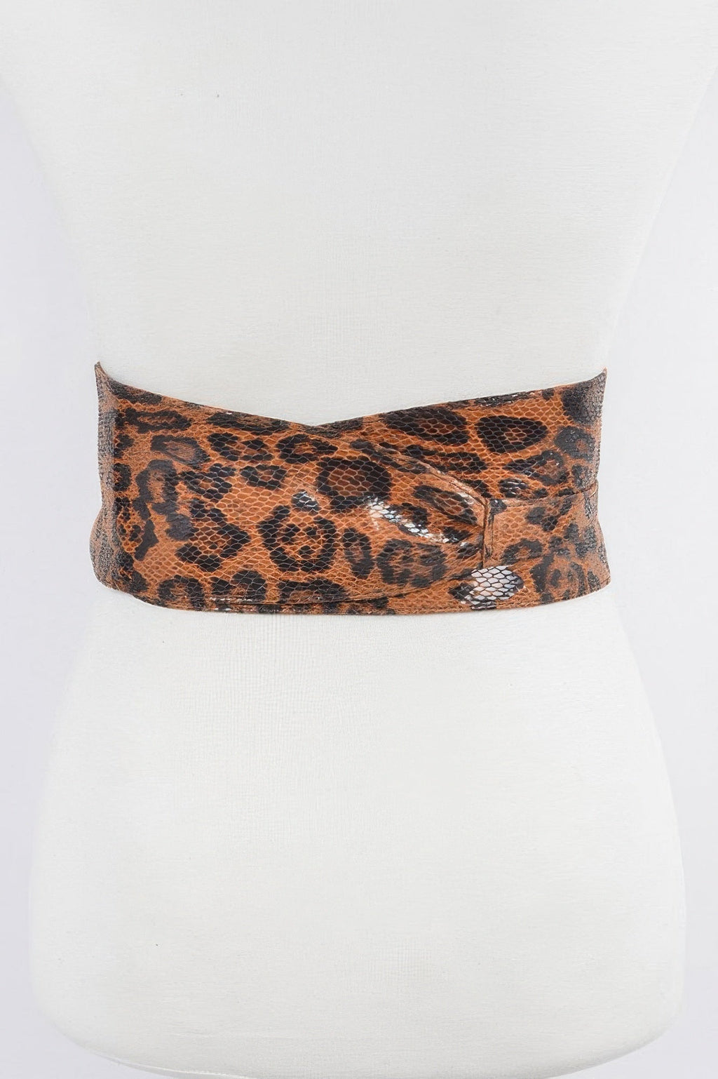Wild Luxe Faux Leo Waist Belt