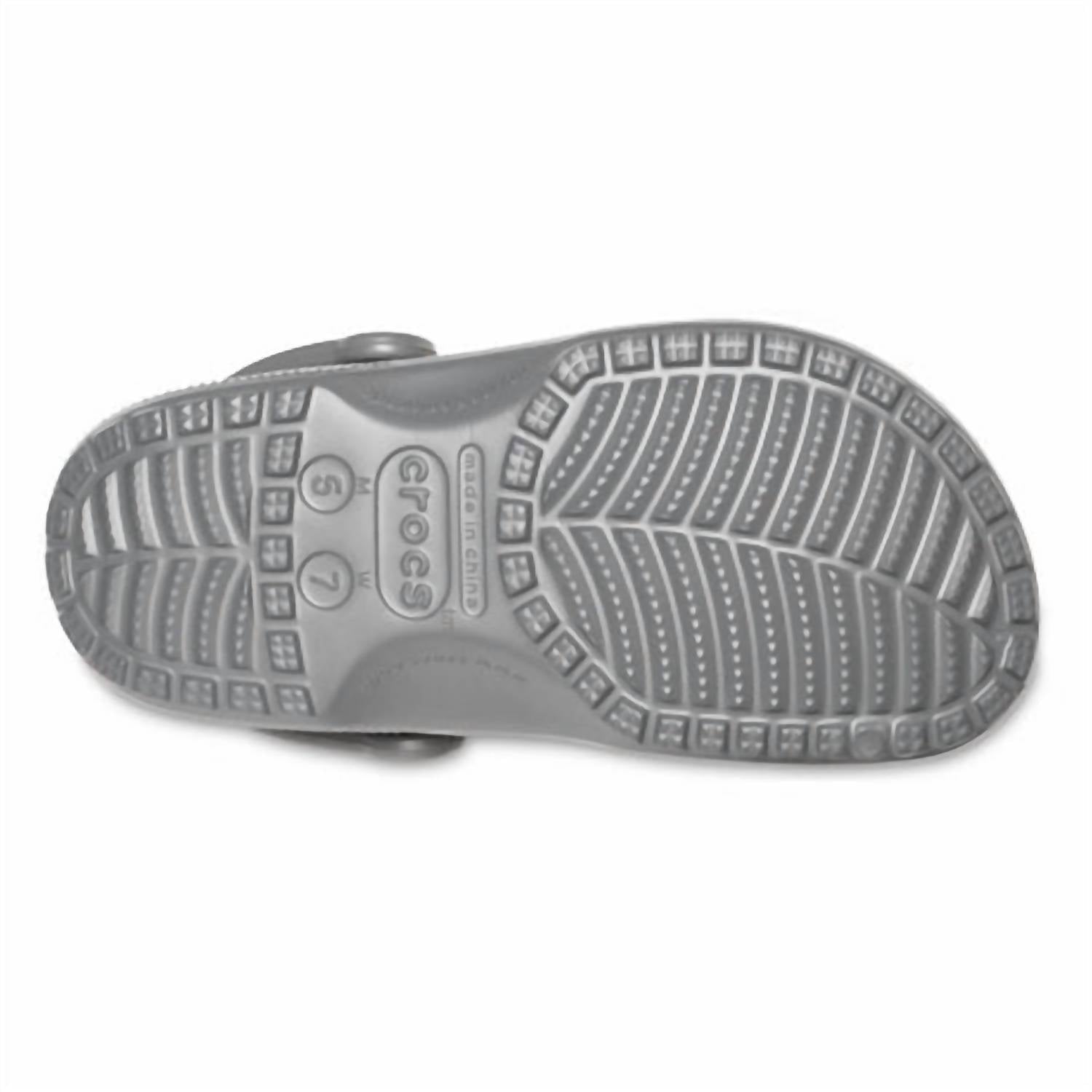 Unisex Classic Clog In Slate Grey
