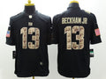 Men's New York Giants Odell Beckham Jr. #13 Black Authentic Game Jersey1