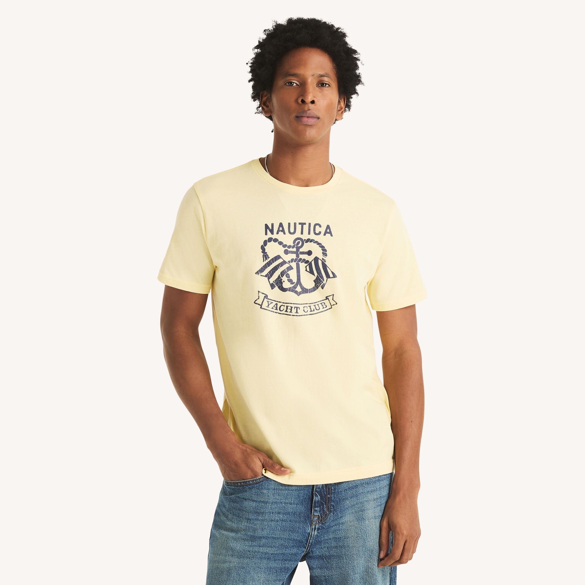 Nautica Mens Yacht Club Graphic T-Shirt