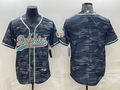 Men's Miami Dolphins Grey Camouflage Blank Jersey1