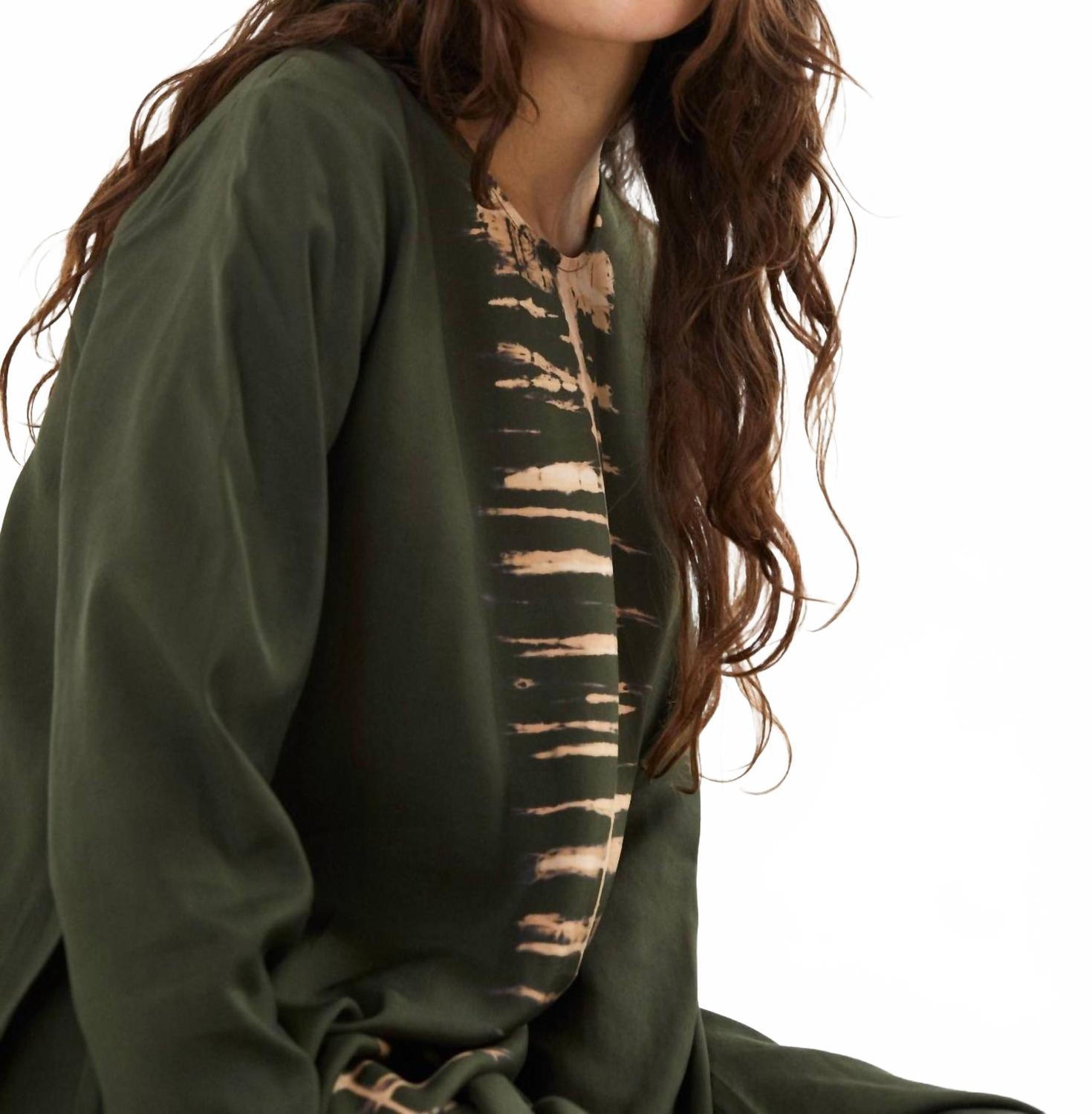 Lynett Dress In Forest Combo
