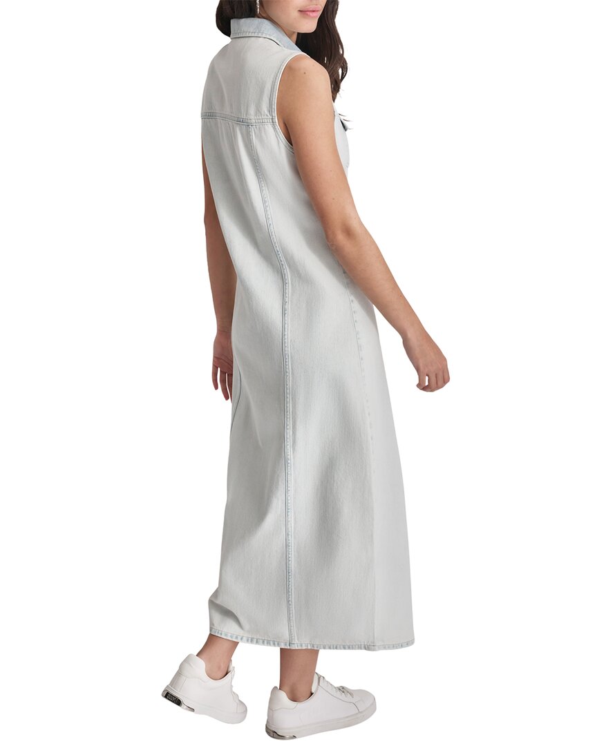 DKNY Maxi Button Front Dress