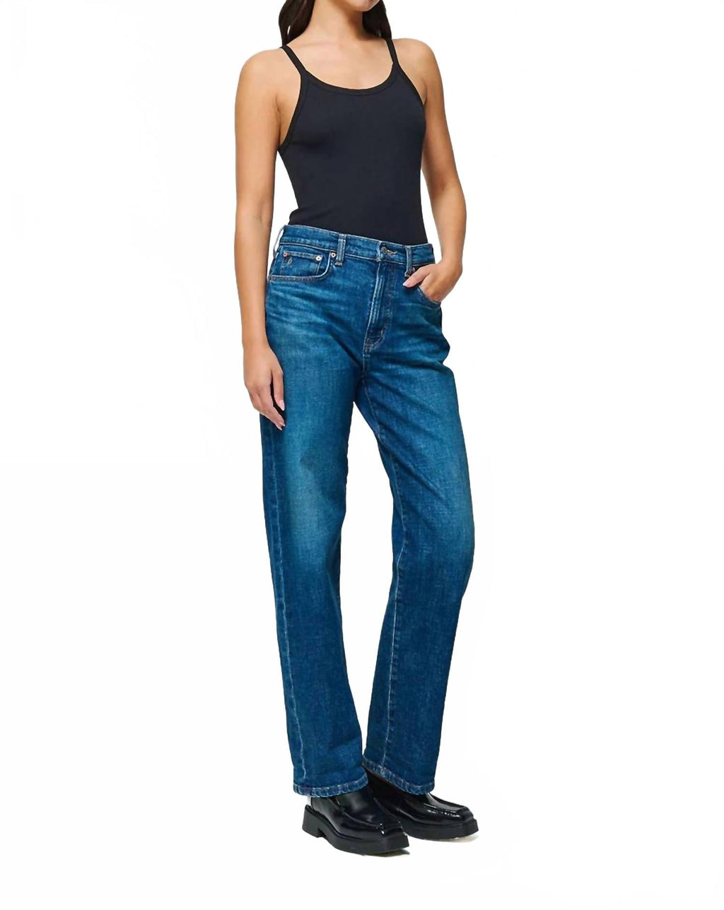Tyler Vintage Straight Leg Jeans In Blue