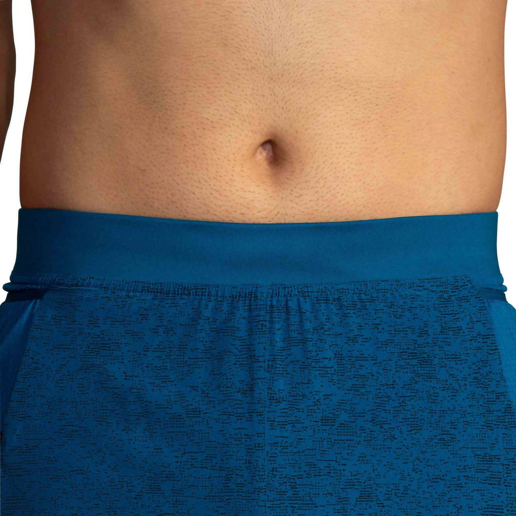 Sherpa 7" 2-In-1 Shorts In Dark Ocean Terrain Print