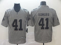 Men's New Orleans Saints Alvin Kamara #41 Gray Alternate Game jersey