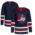 Men's Winnipeg Jets Navy 2021/22 Alternate Primegreen Authentic Blank jersey