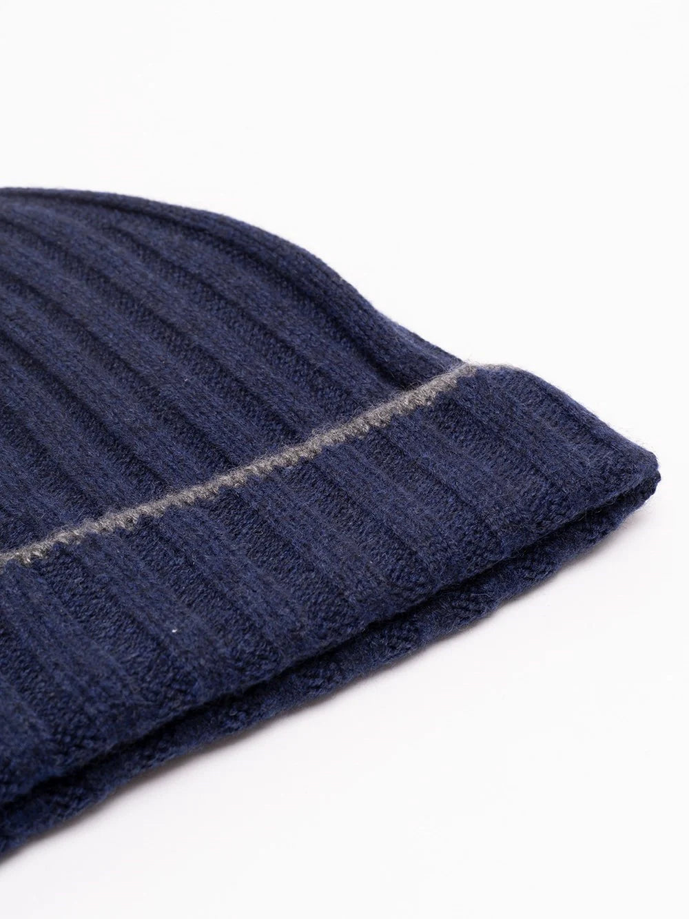 Brunello Cucinelli Men Cashmere Rib Knit Beanie