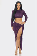 Sequence Top And Skirt Set