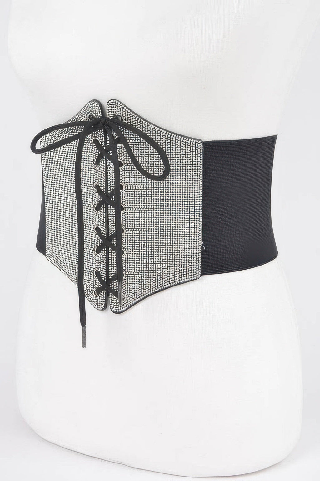 Rhinestone Corset Elastic Belt