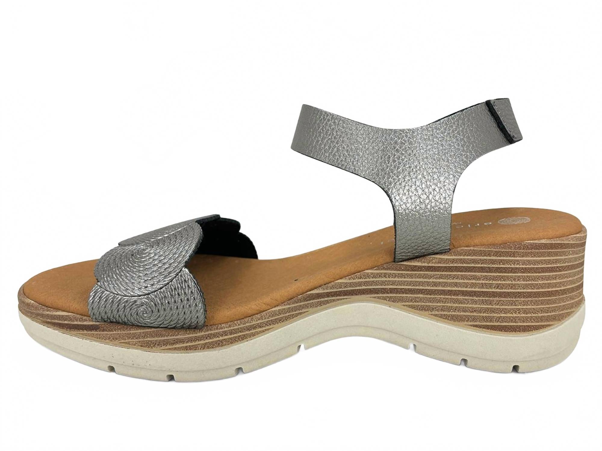 Women's Honey Platform Sandal In Pewter