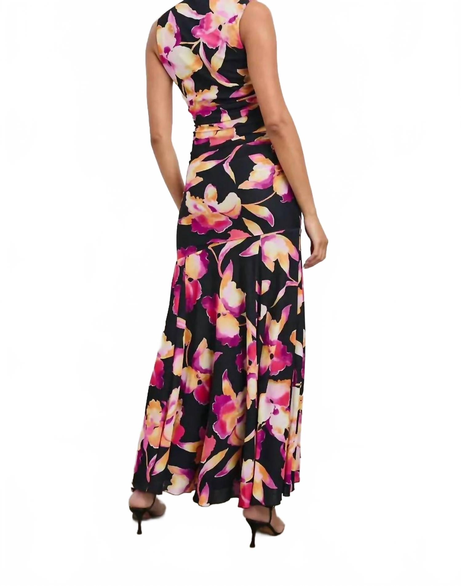 Cosmos Maxi Dress In Dusk Orchid