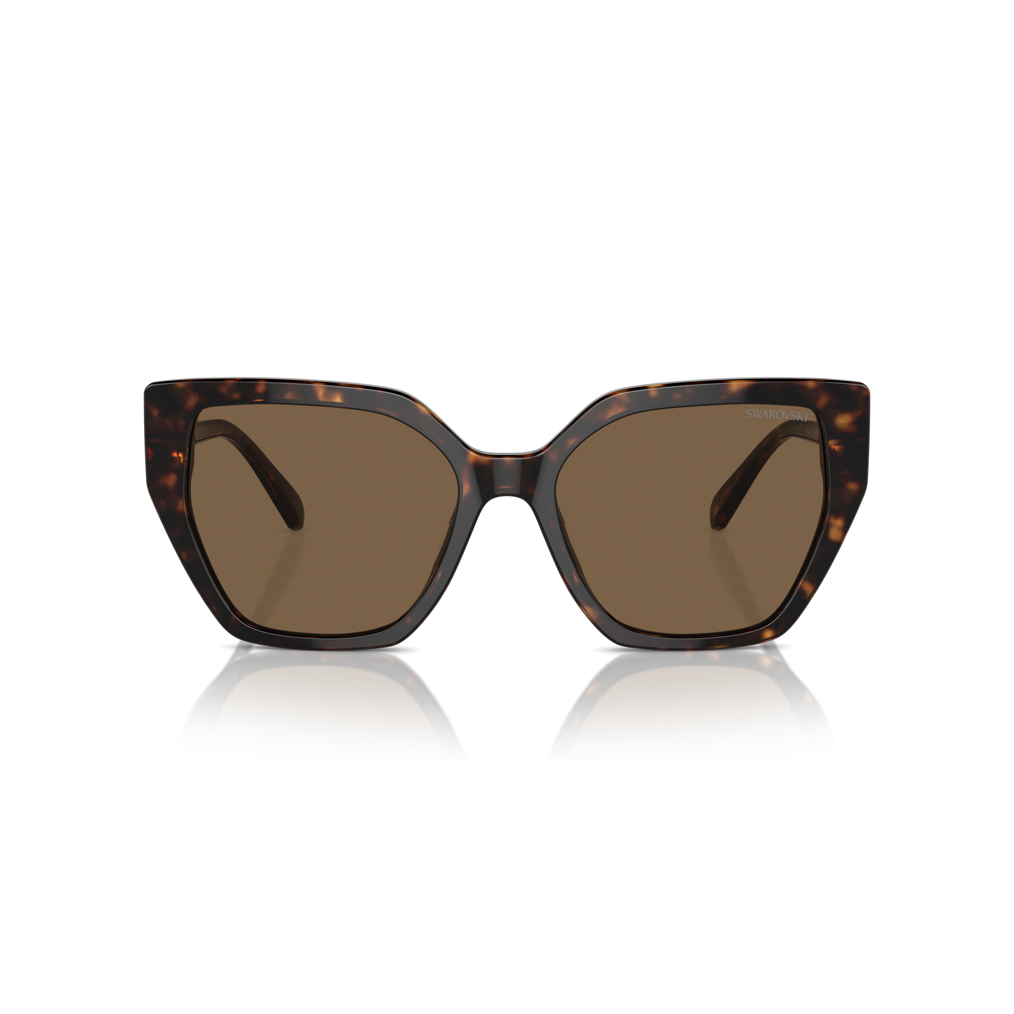 0Sk6016 Oversized Cat-Eye Sunglasses with Tortoiseshell Acetate