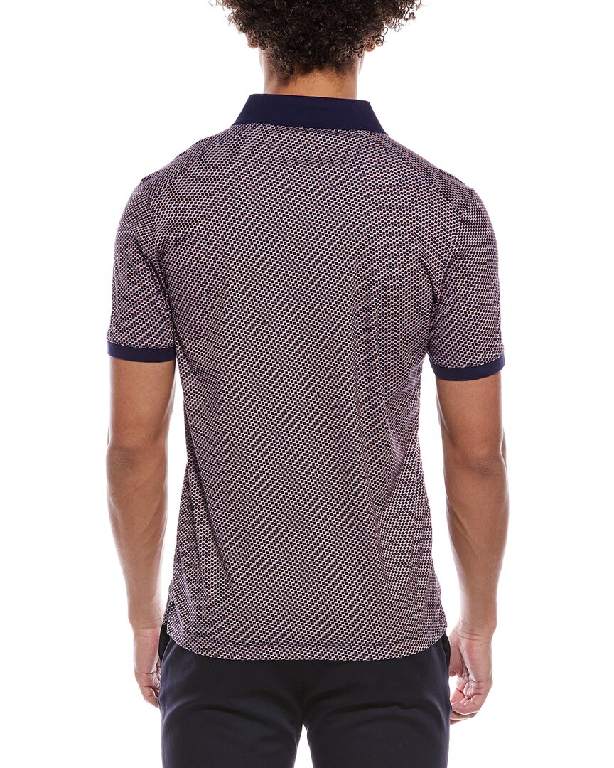 Raffi Mini Geo Print Polo Shirt