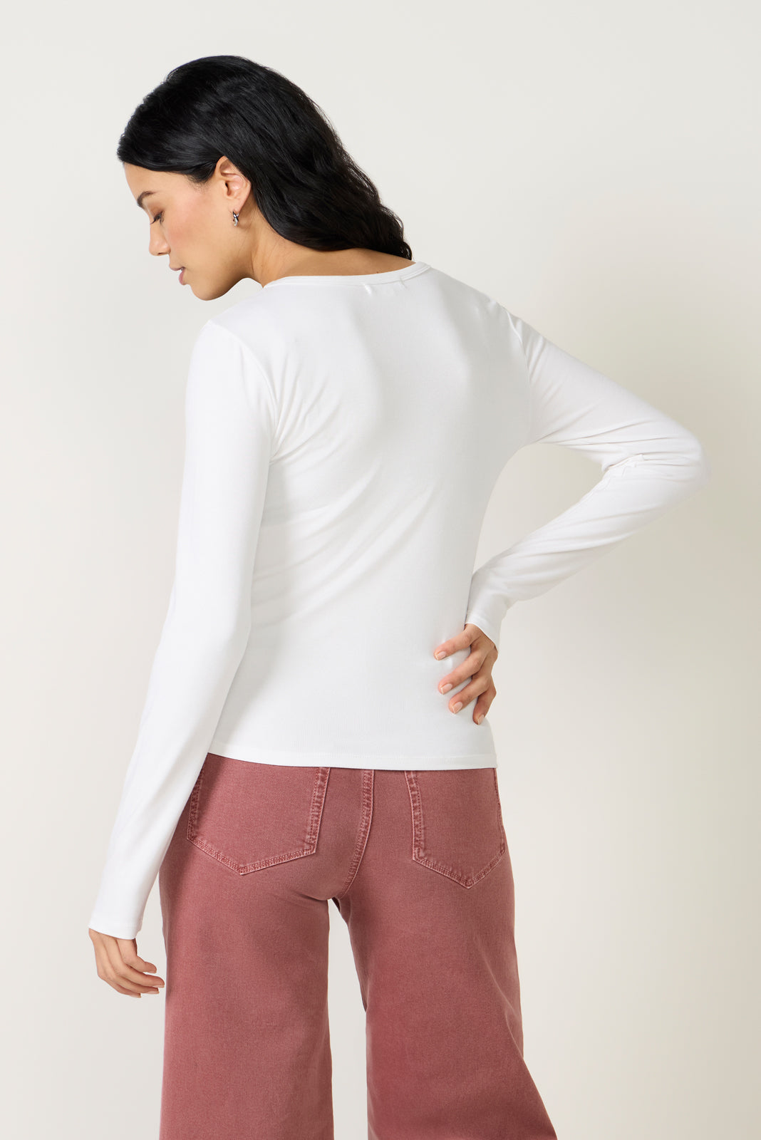 Women's Second Skin Crew Long Sleeve Top
