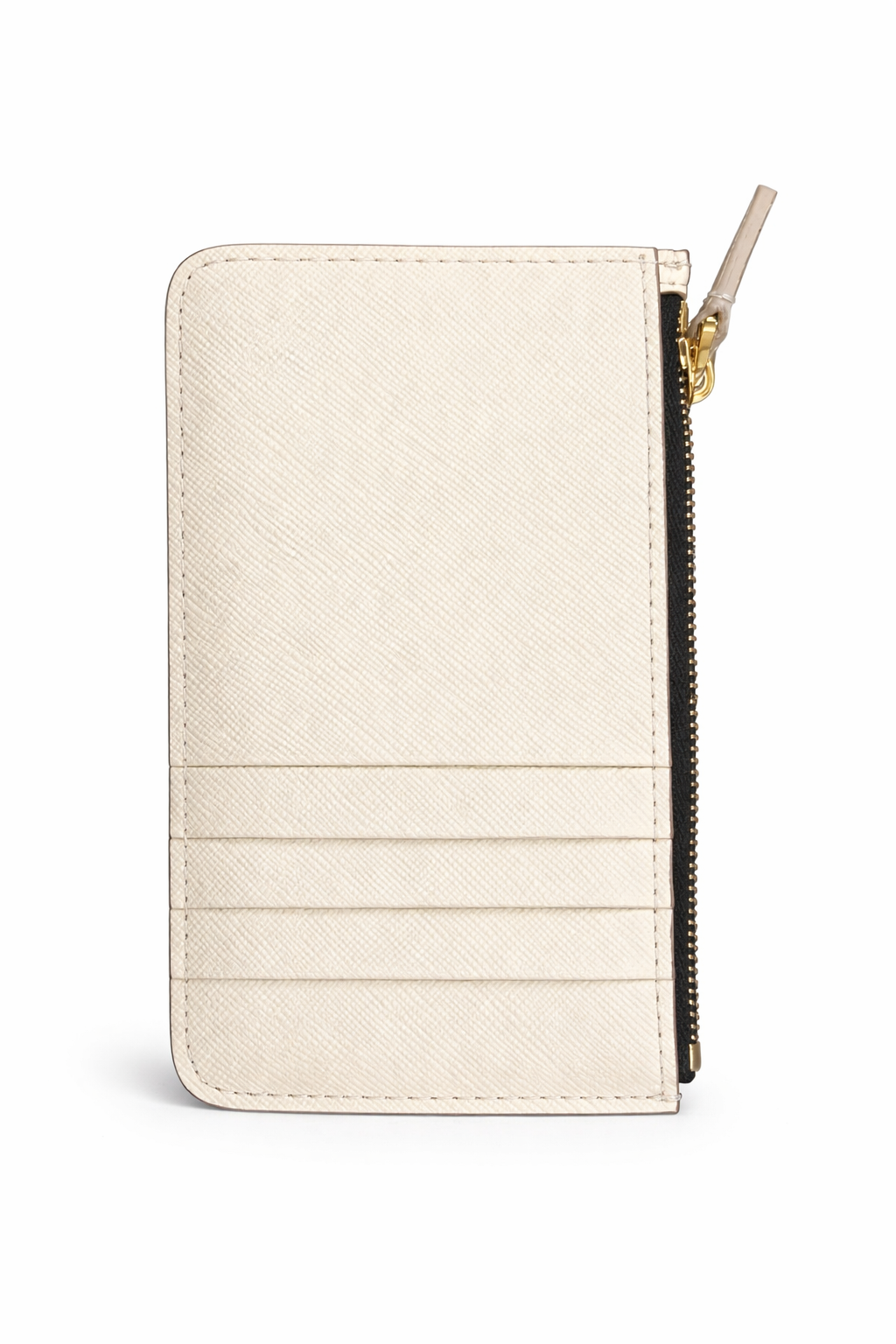 Marni Saffiano Leather Card Case - Talc Grey