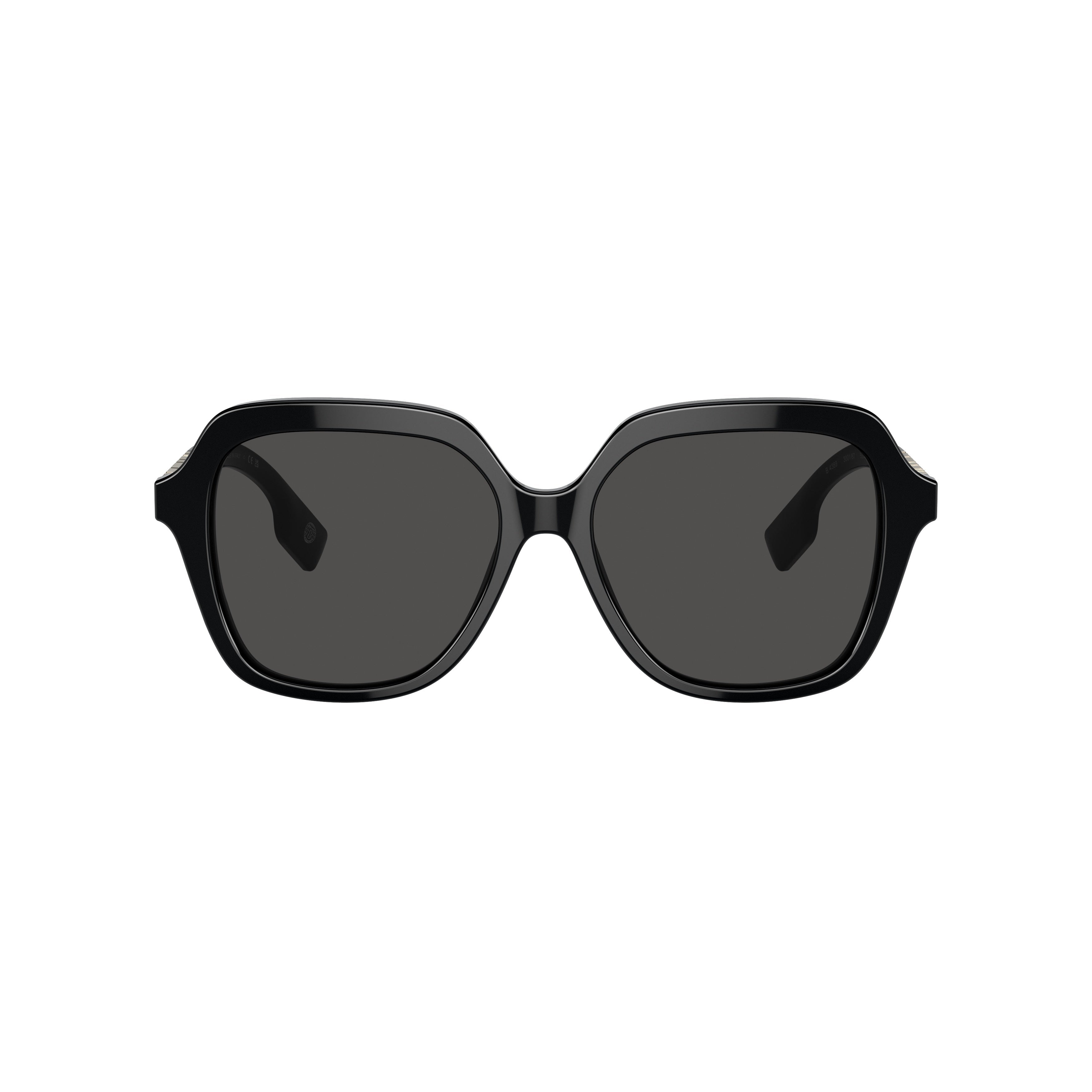 Oversized Square Frame Sunglasses With Metallic Logo Detail