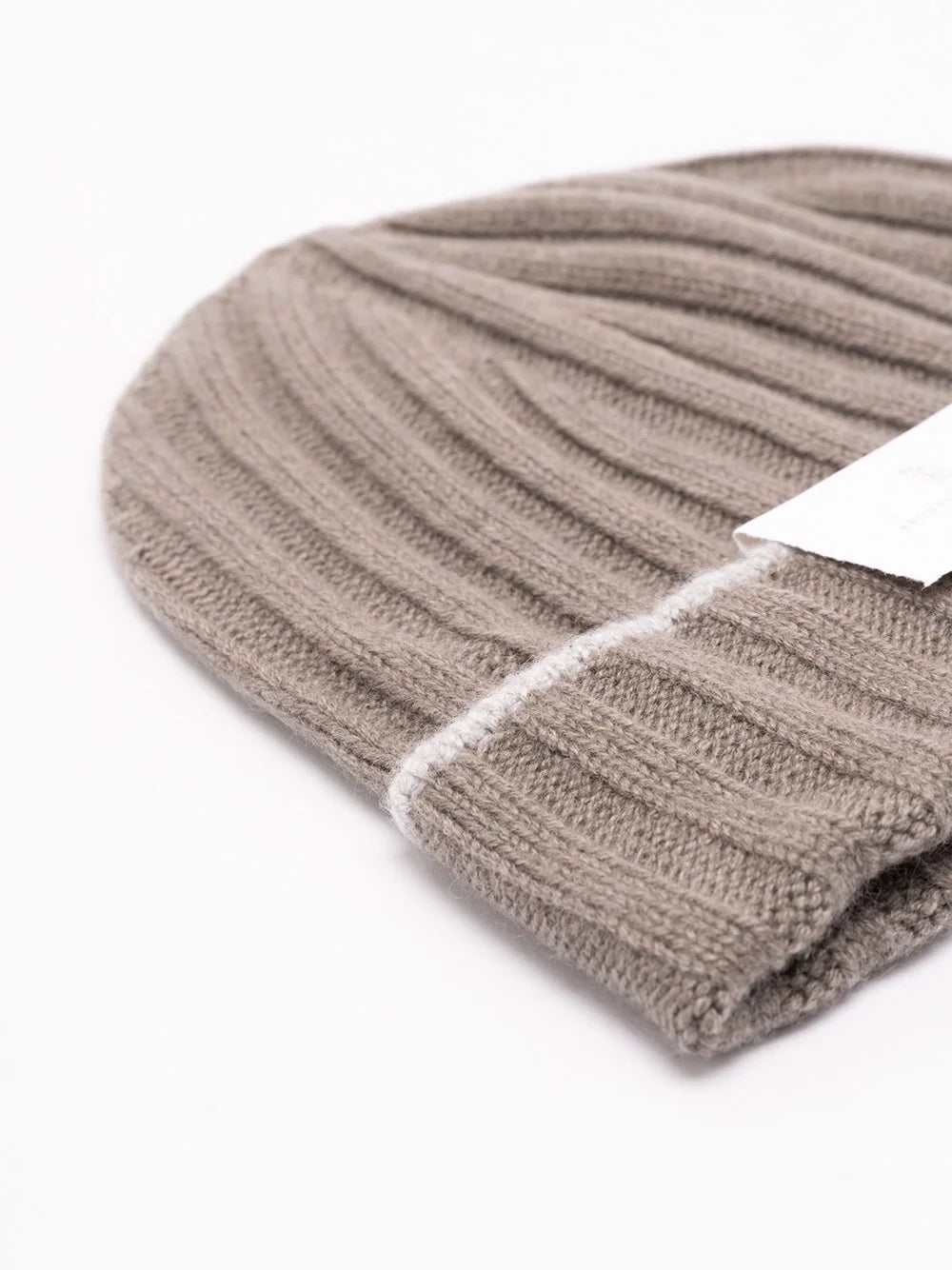 Brunello Cucinelli Men Cashmere Rib Knit Beanie
