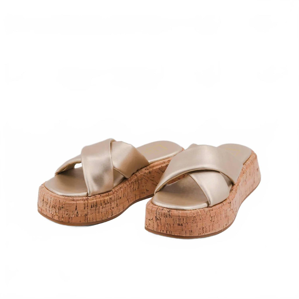Women's Lydia Sandal In Gold