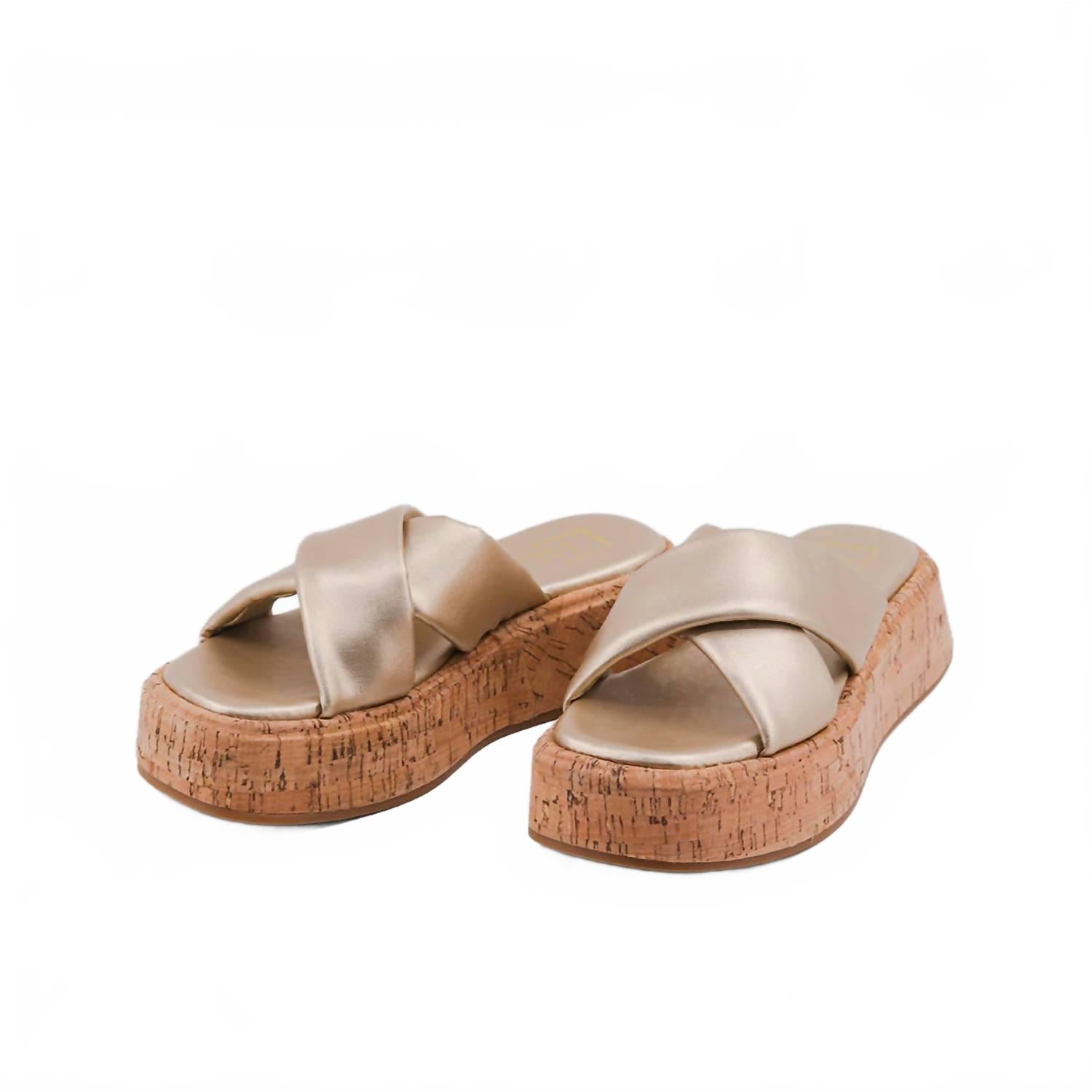 Women's Lydia Sandal In Gold