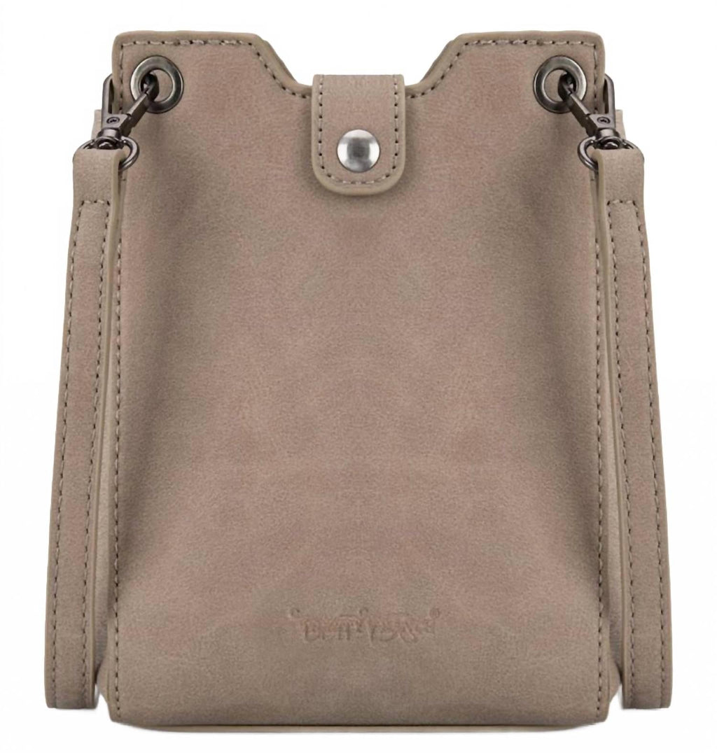Women's Floral Aztec Tooled Mini Tote In Tan