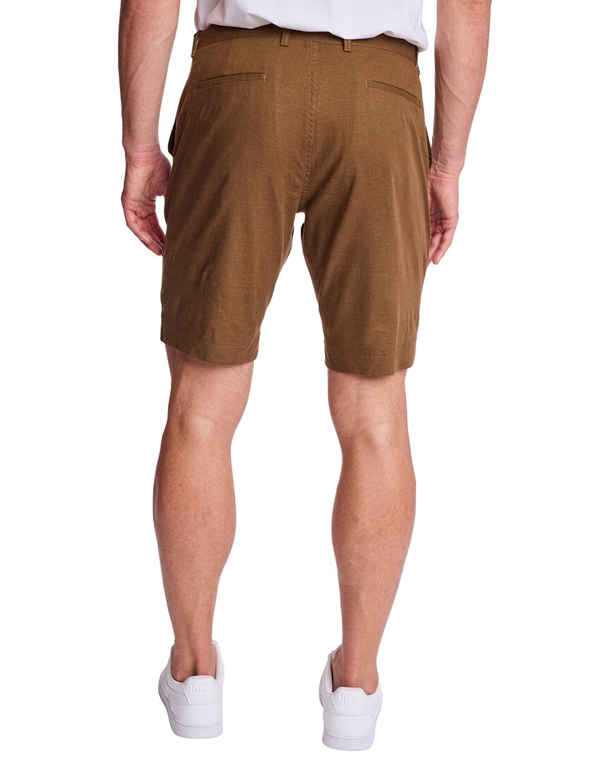 Paisley & Gray Felix Linen-Blend Short