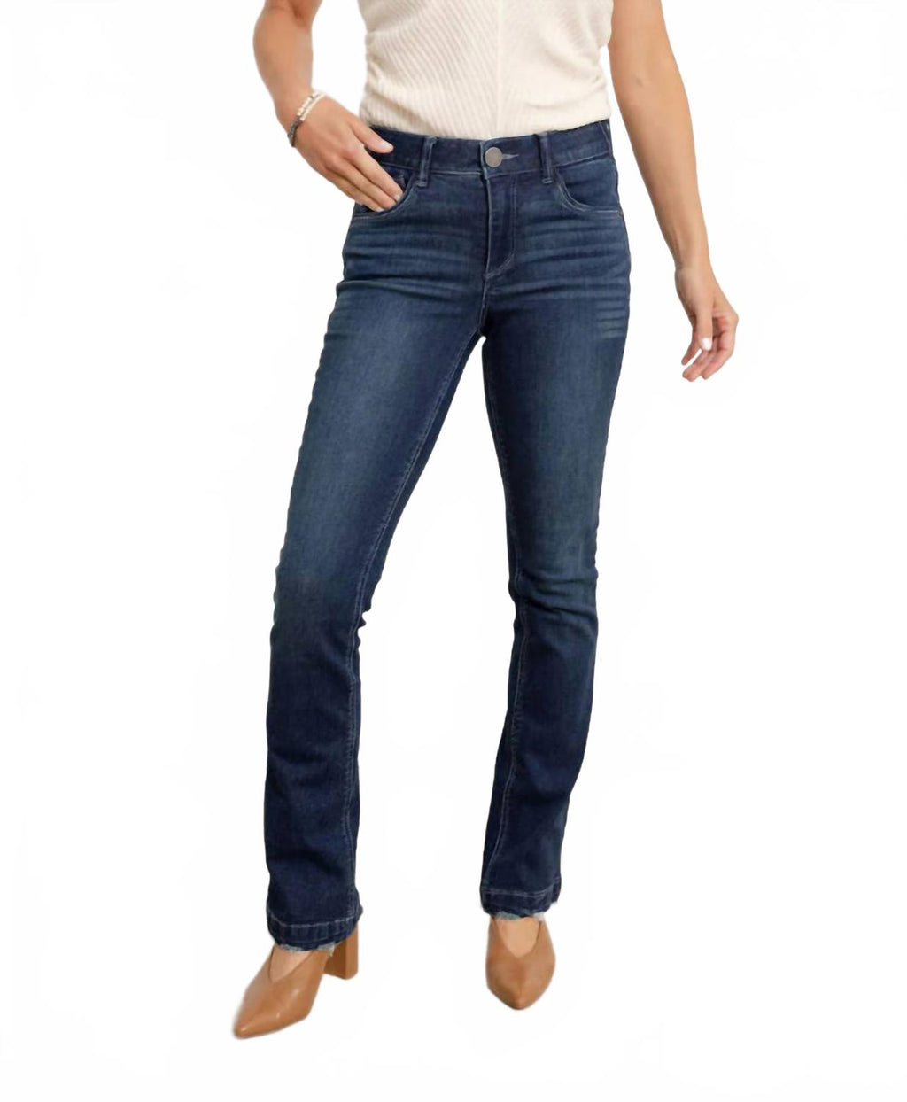 Bitty Bootcut Jeans In Indigo