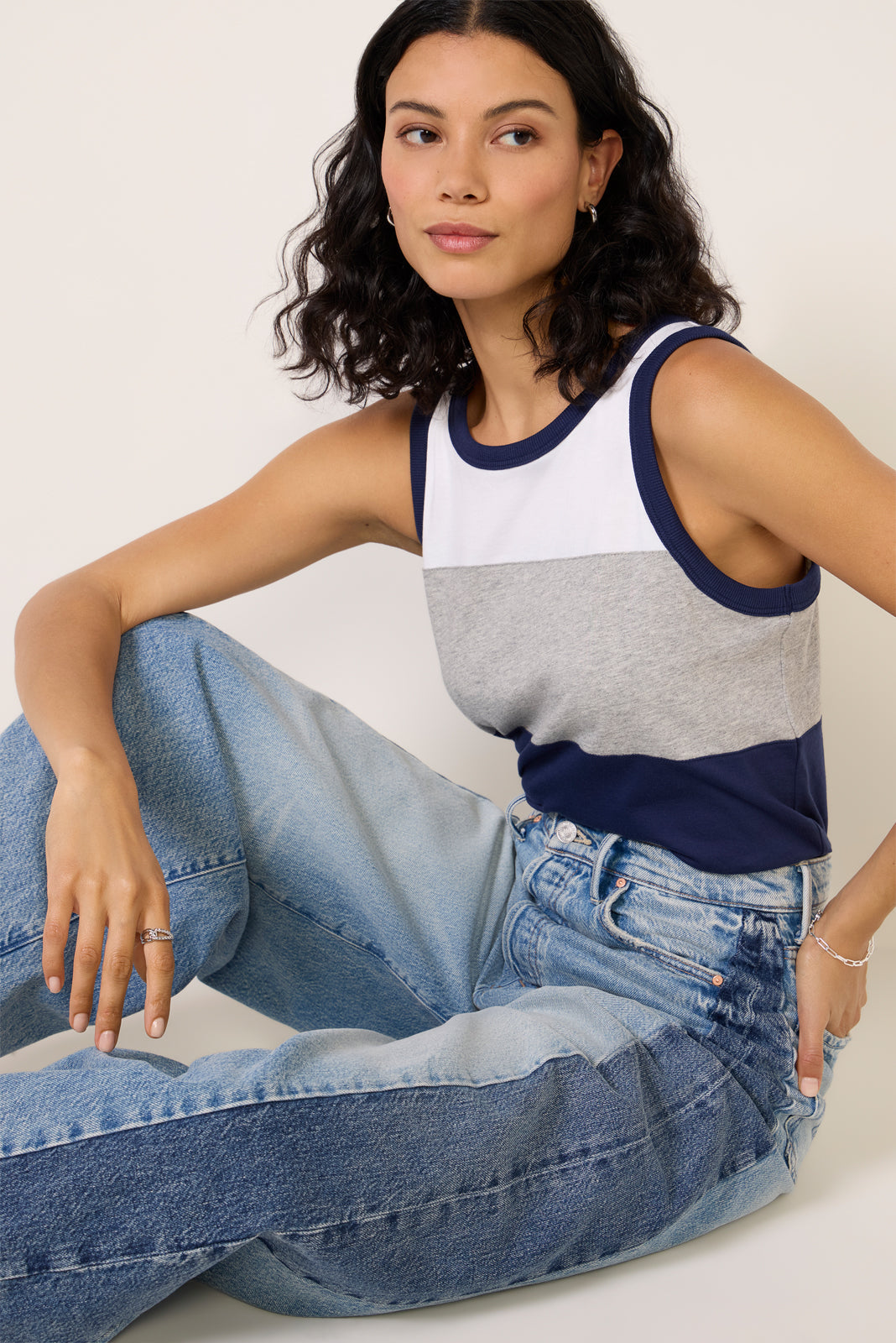 Women's Cass Color Block Tank Top