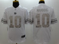 Men's New York Giants Eli Manning #10 White Player Game Jersey1