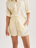 Women's Woven High Rise Short