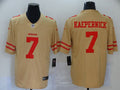 Men's San Francisco 49ers Colin Kaepernick #7 Gold Inverted Legend Jersey1