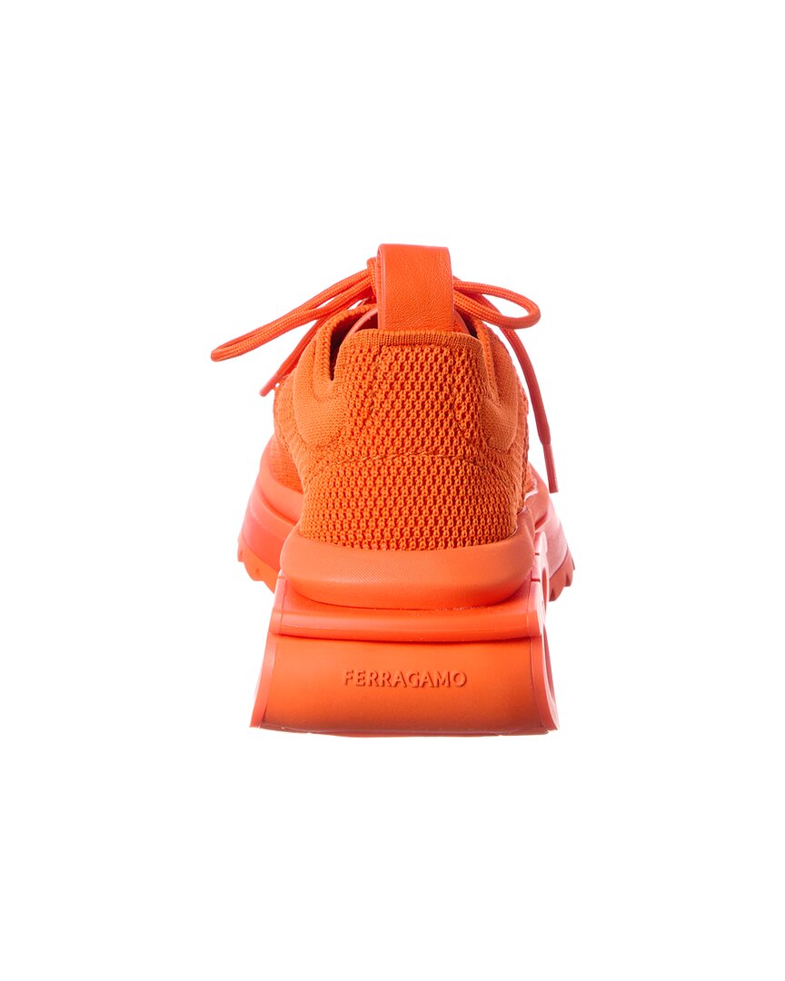 Ferragamo Nima Leather-Trim Sneaker
