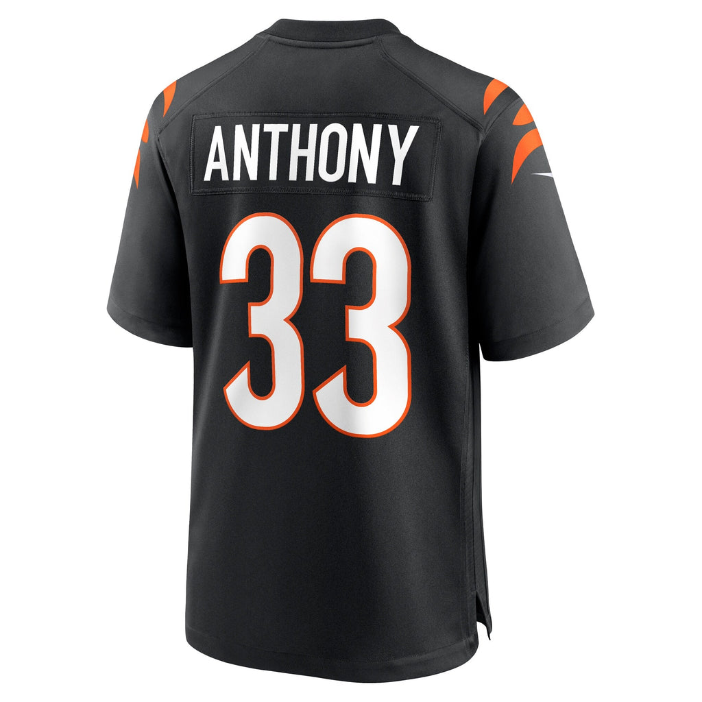 Cincinnati Bengals Daijahn Anthony Black Game Jersey