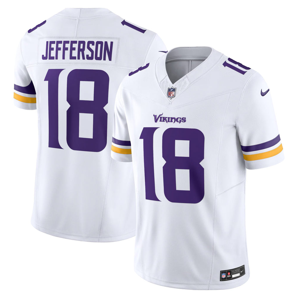 Minnesota Vikings Justin Jefferson White Vapor F.U.S.E. Limited Jersey