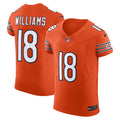 Chicago Bears Caleb Williams Orange Alternate Vapor F.U.S.E. Elite Jersey
