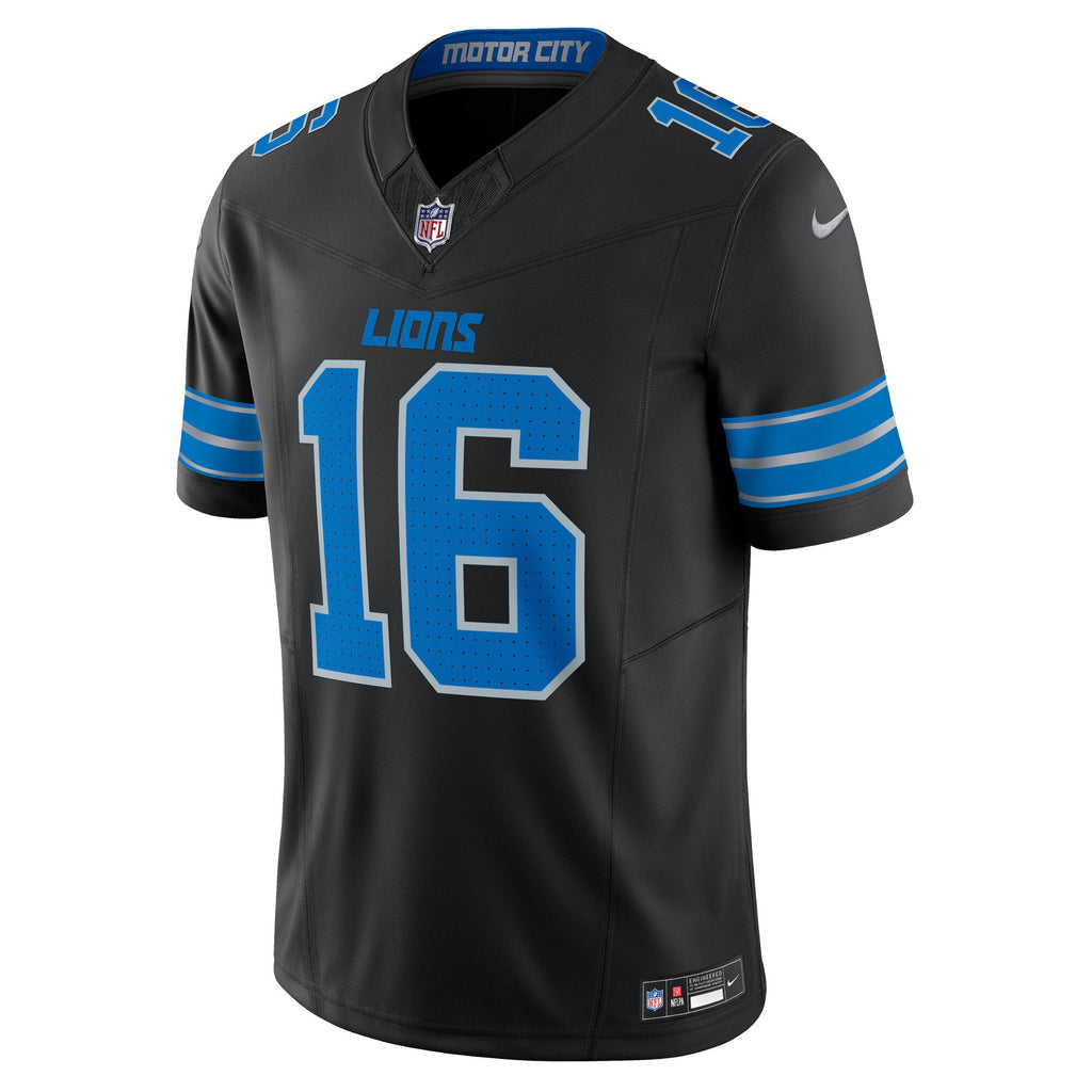 Detroit Lions Jared Goff Black Vapor F.U.S.E. Limited Jersey