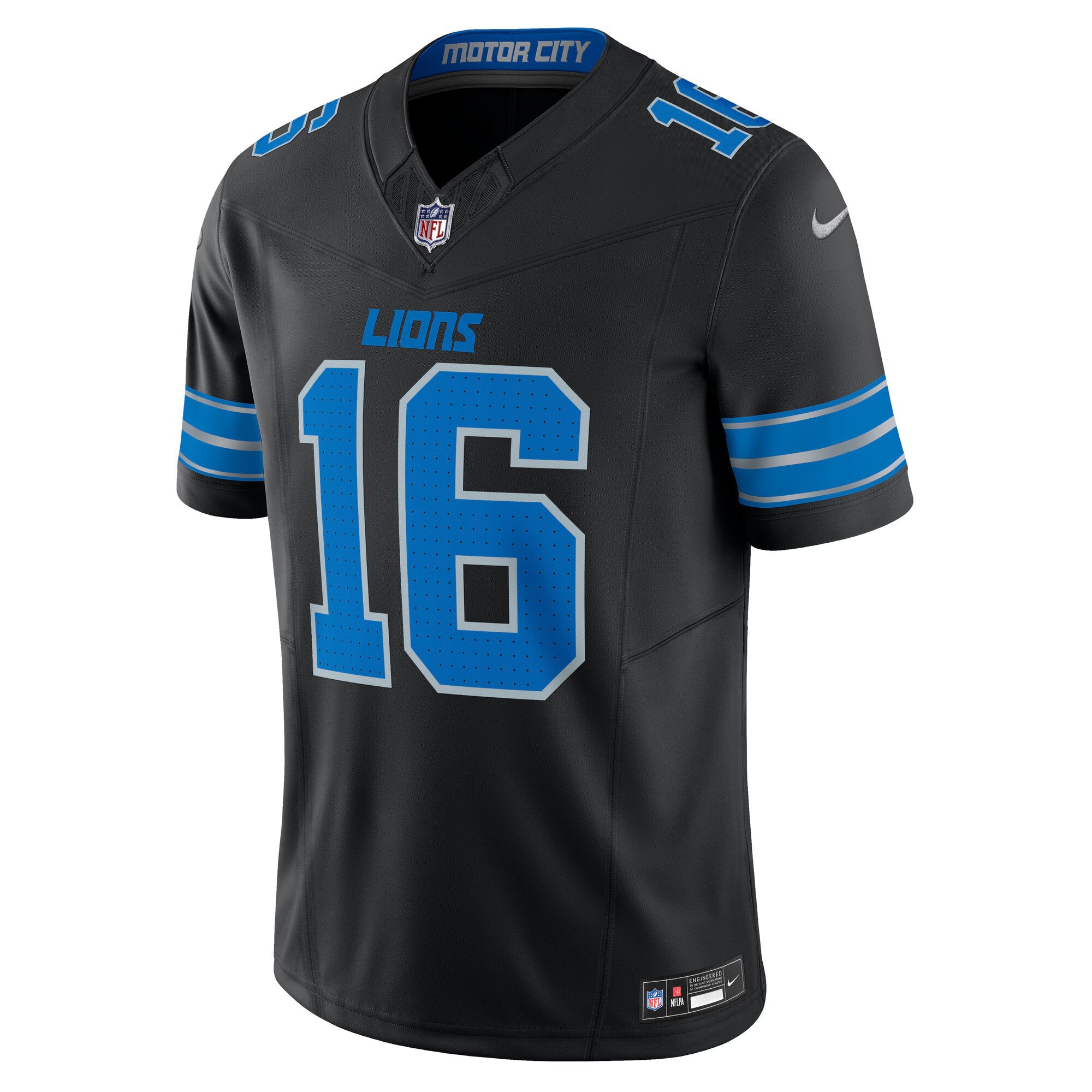 Detroit Lions Jared Goff Black Vapor F.U.S.E. Limited Jersey