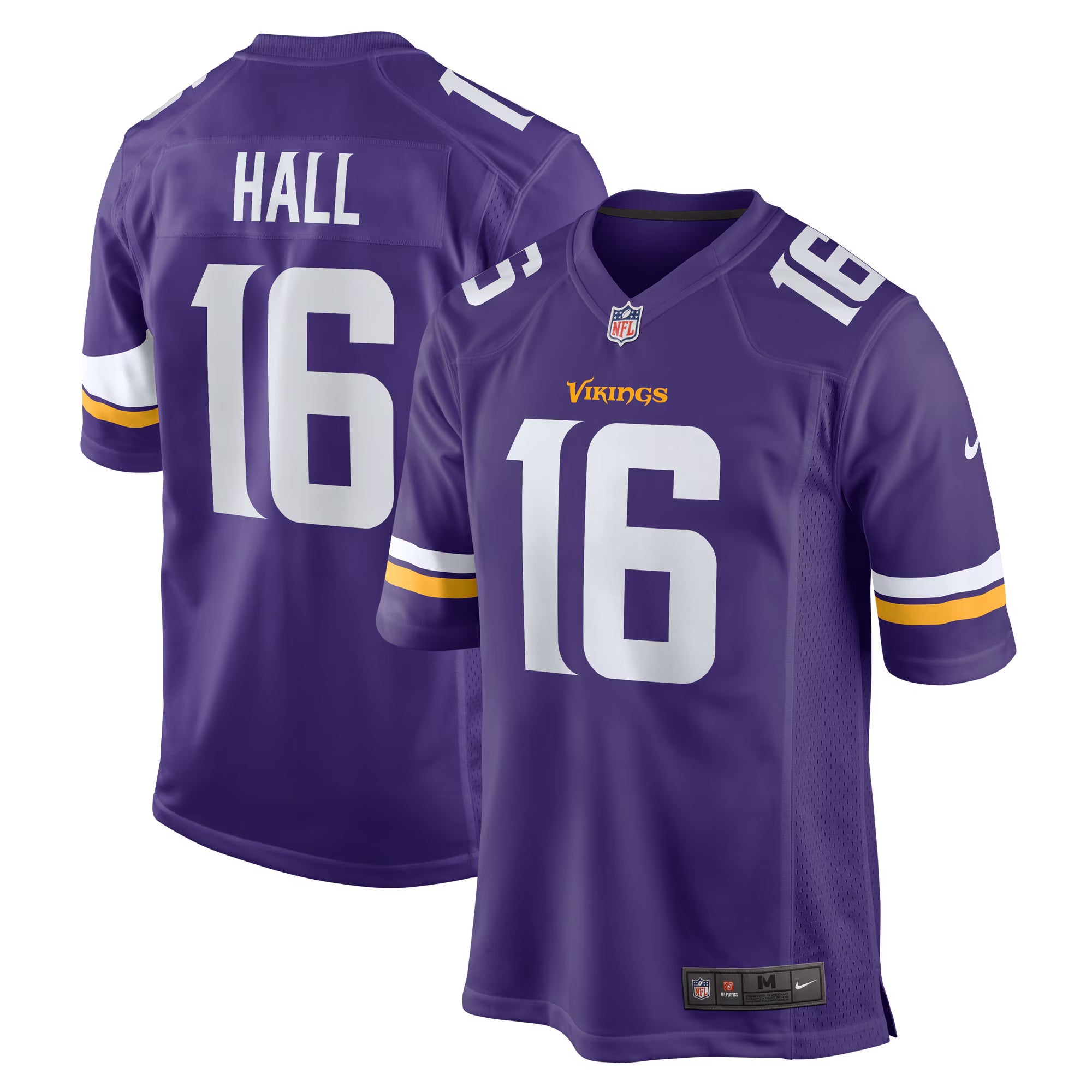 Minnesota Vikings Jaren Hall Purple Game Jersey