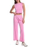 MARION 29in 2pc Crop Tank & Wide Leg Pant Lounge Set