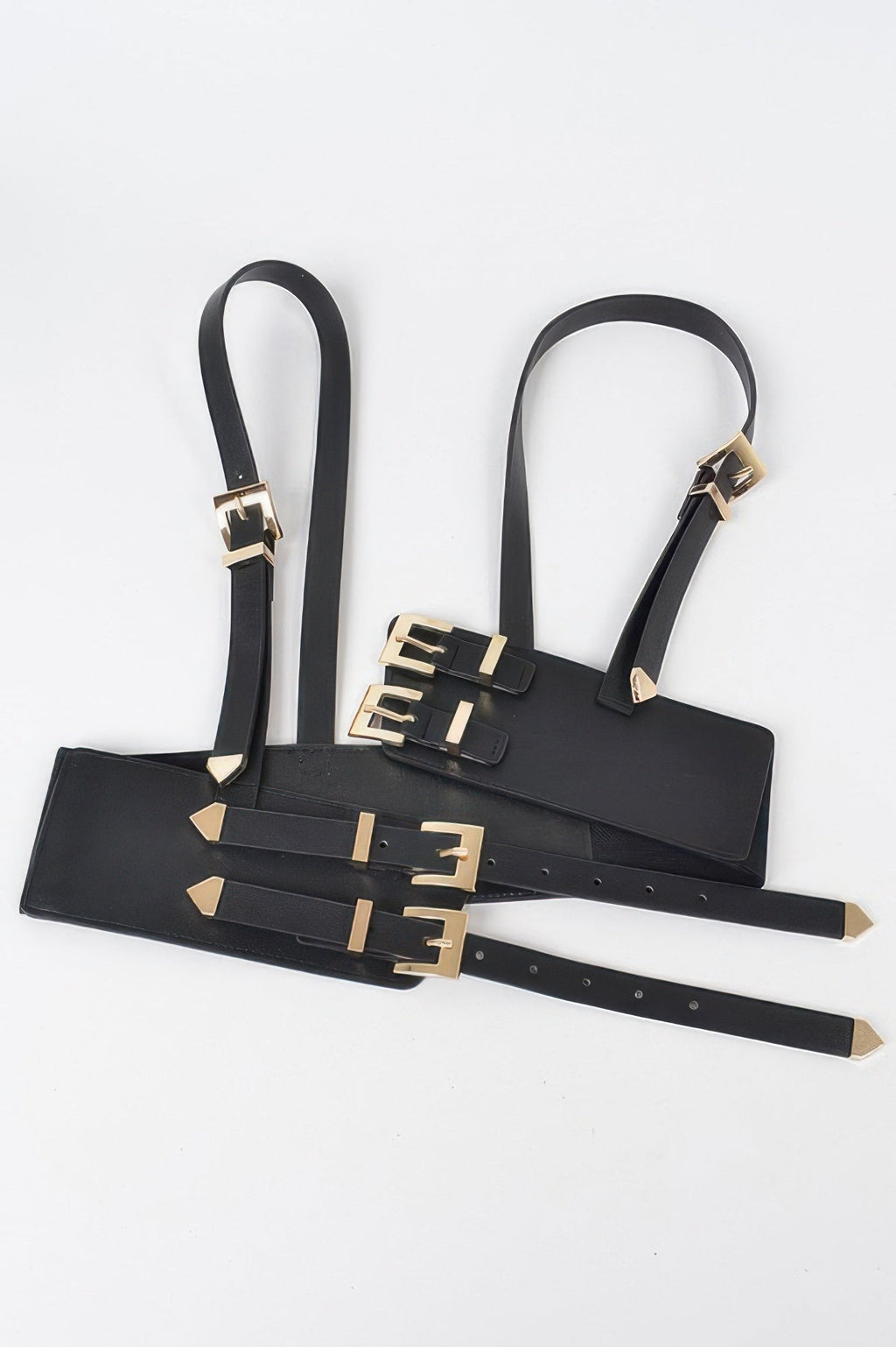 Multi Buckle Harness Belt
