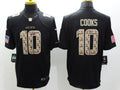 Men's New Orleans Saints Brandin Cooks #10 Black Game Player Jersey1