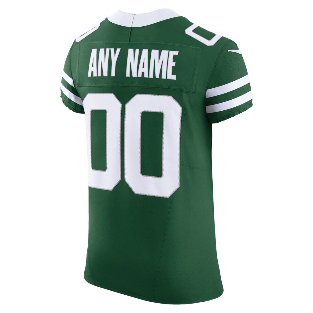 New York Jets Legacy Green Vapor F.U.S.E. Elite Custom Jersey