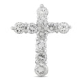 LB Exclusive 18K White Gold 1.0ct Diamond Cross Pendant MF08-041326