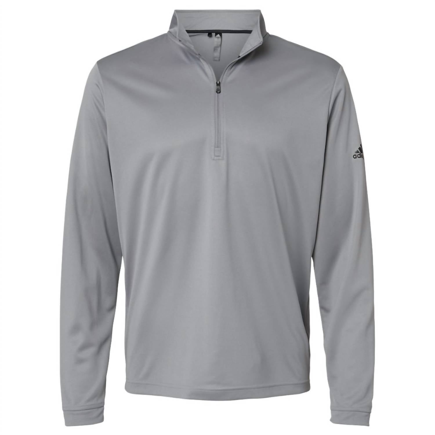 Men's Lightweight Quarter Zip Top In Grey