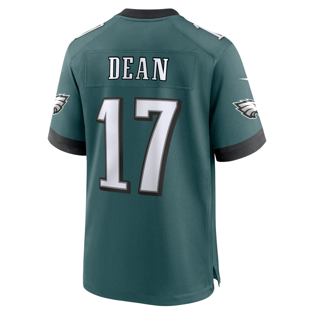 Philadelphia Eagles Nakobe Dean Midnight Green Team Game Jersey