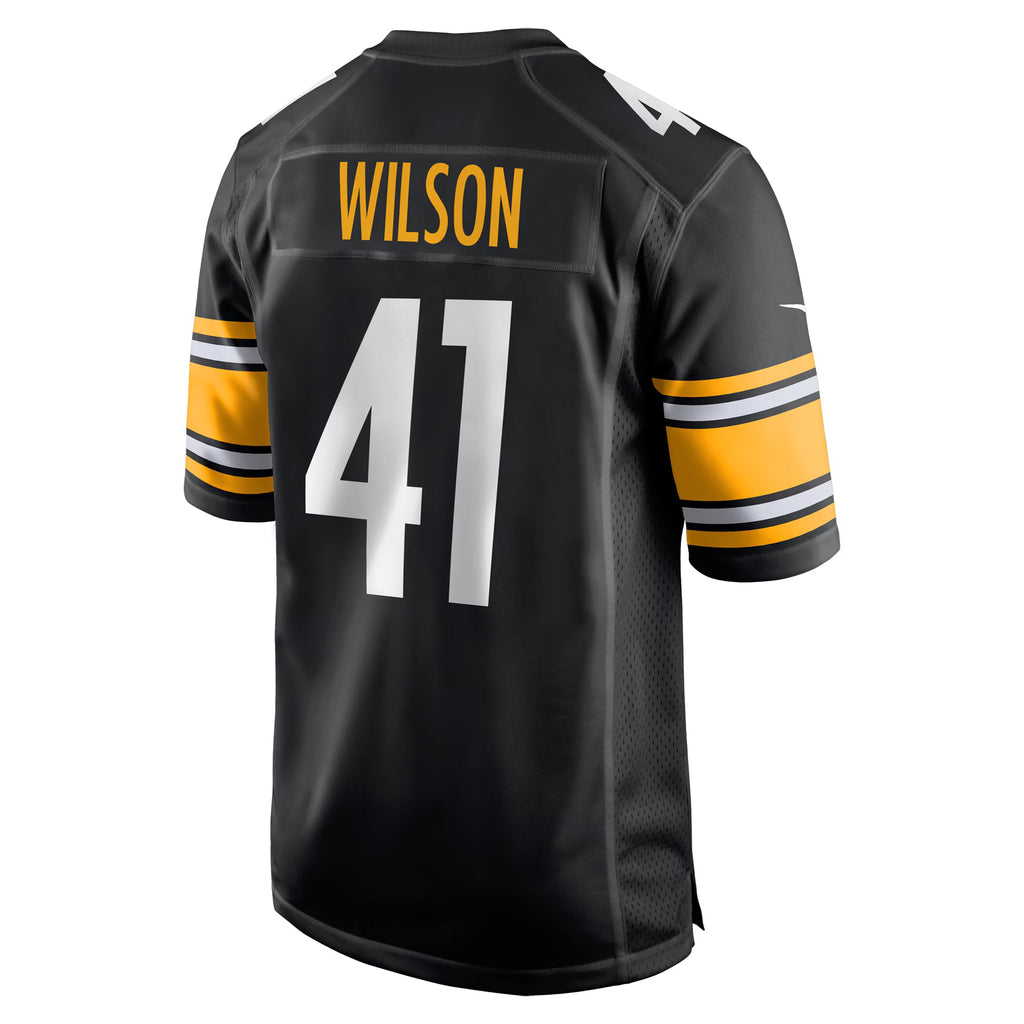 Pittsburgh Steelers Payton Wilson Black Game Jersey